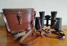 Vintage Colmont, Paris, binoculars 8 x 30, in original leather case with straps