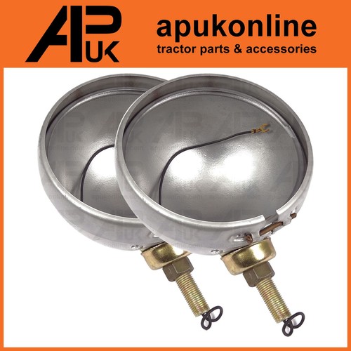 Pair universal steel headlight - steel,