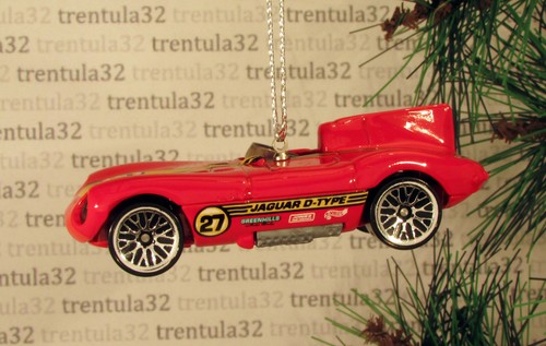 Jaguar type race car red - d-type,