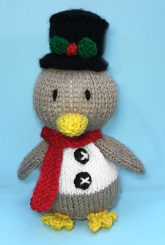 Knitting pattern snowman - knitting,