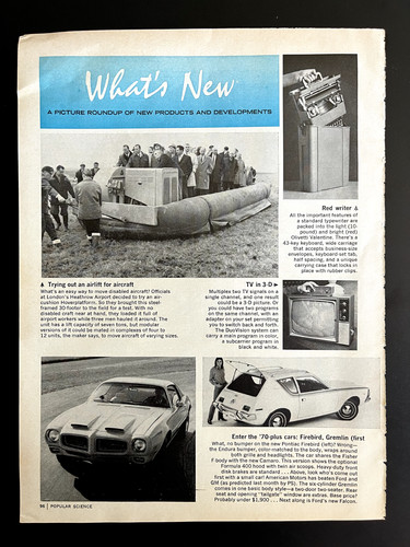 Pontiac firebird 1970 magazine - 1970,