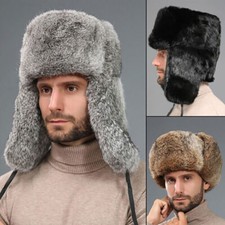 Men's Aviator Trapper Hat Cap