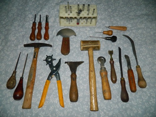 Vintage lot leather - of,