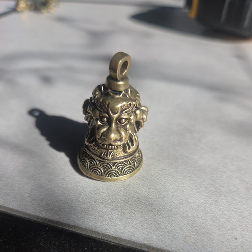 Small brass bell - bell, pendant