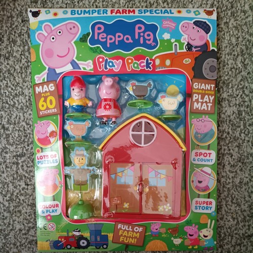 Peppa pig play pack magazine - play,
