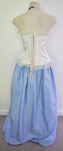 Taffeta blue skirt - , prom