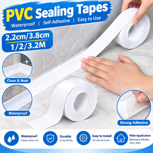 Bath kitchen caulk tape - kitchen,
