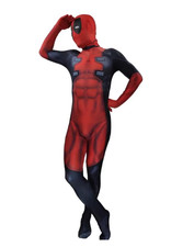 Superhero Deadpool Cosplay Costume Jumpsuits Adults & Teens Halloween Bodysuits-