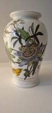 Vintage 1972 Portmeirion Botanic Garden Series Vase Passion Flower Butterflies 