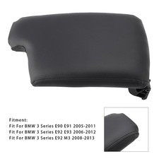 Black Leather Armrest Centre
