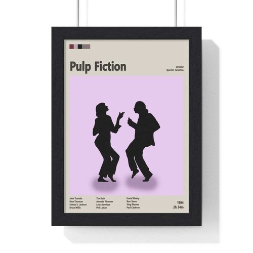 Pulp fiction movie poster - movie,