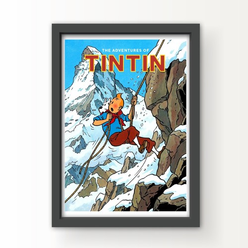 Tintin and the - matterhorn, art
