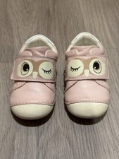 Geox B Tutim Girls First Steps Shoes in Pink Leather (Size 21, UK 4 1/2)