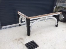 wooden gallows bracket/ Frame for porch or canopy. Very Hard Wood. NO ROT 1930s