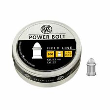 RWS Power Bolt .22 Air Pellets Tins of 100 Fast UK Dispatch