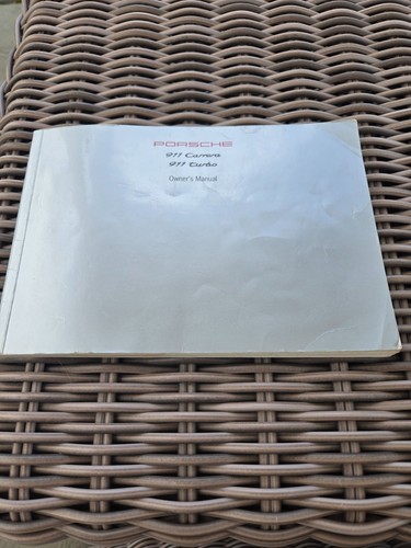 Porsche owners manual for 911 - owners,