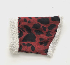 Cat Red Cream Snood, Teacup Yorkie Scarf, Chihuahua, Italian Greyhound, XS Dog