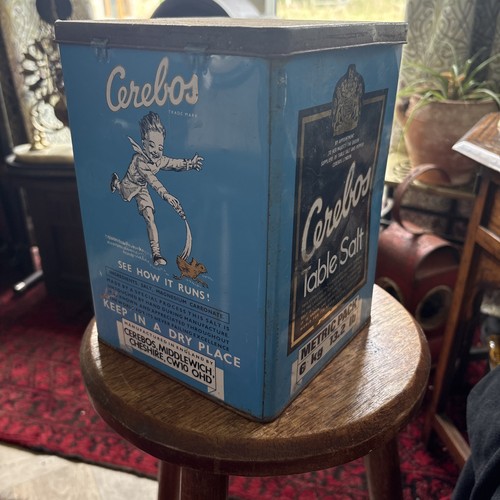 Cerebos vintage salt tin - salt,