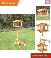 Charming Wooden Bird Table