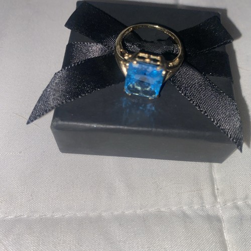 Vintage 9ct gold london - 9ct, blue