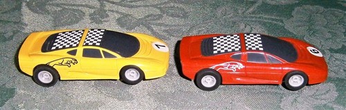 Micro scalextric cars - cars,, jag's