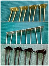 3 Sets of Hairpin Legs - Gold, Silver & Black