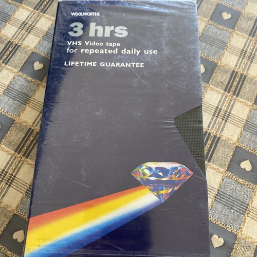 Woolworths blank vhs tape - vhs, e180