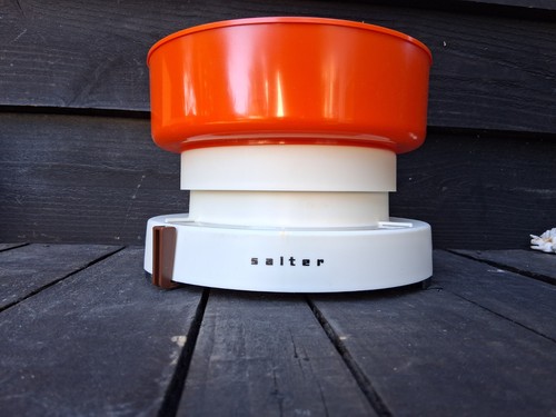 Vintage orange salter kitchen - vintage,