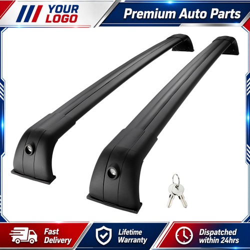 Black roof rack cross - black, bars