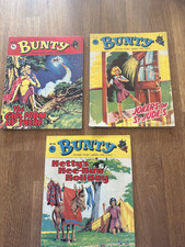 3 x Vintage Bunty Picture Library For Girls Pocket Book Comic #113#114#1115-1972