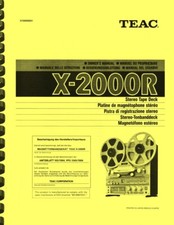TEAC X-2000R Reel-to-Reel Tape
