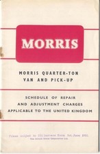 Morris Quarter Ton Van Pick Up