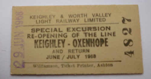 1968 keighley oxenhope - keighley,