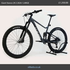 Giant Stance 29 2 2024 Full Suspension Bike  / LARGE / RRP £1,999.00 / Excellent