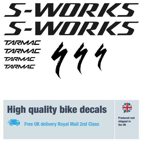 Works tarmac decals labels - s-works,