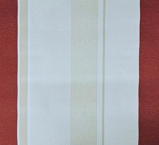 BOB-25-01-0 1.75 ROLLS JASMINE RED/BEIGE STRIPE WALLPAPER