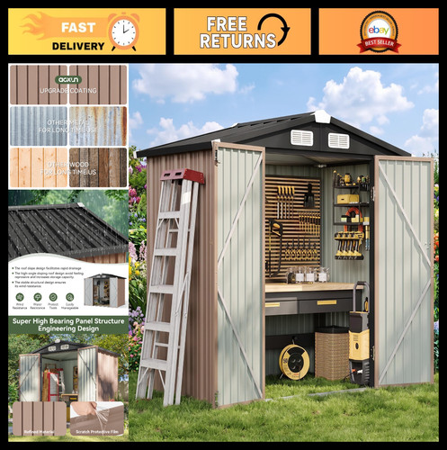 Outdoor storage shed 2x4 ft - outdoor,