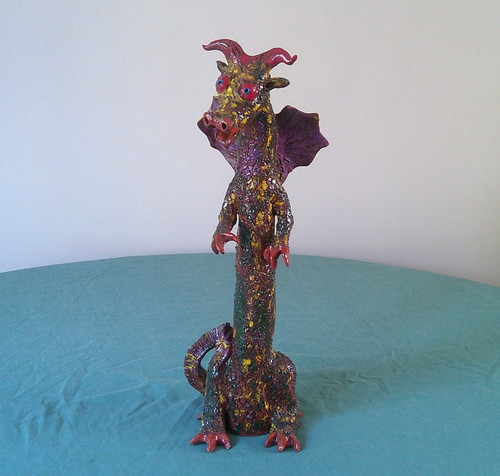Unusual dragon sculpture - dragon, by