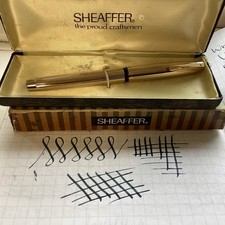 SHEAFFER  IMPERIAL797   14K BROAD OBLIQUE  NIB  FOUNTAIN PEN BOXED  SUPERB