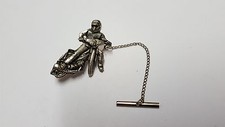 Grass Track Bike Tie Pin With