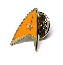TaRa Star Trek Starfleet White Logo Pin Badge Enamel Lapel Metal Novelty Gift UK