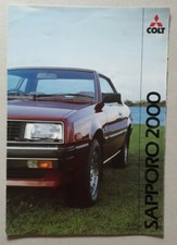 Mitsubishi Colt Sapporo 2000 Brochure 1982