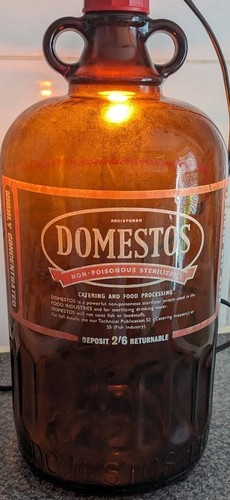 Upcycled antique domestos - antique,