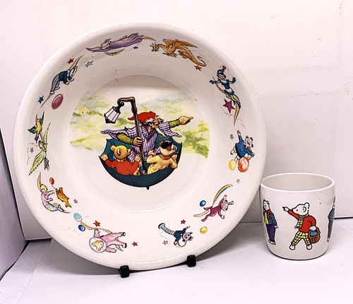 Rupert bear cereal - rupert, bowl