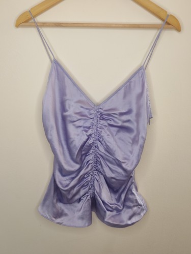 Zara 100 silk - silk, ruched