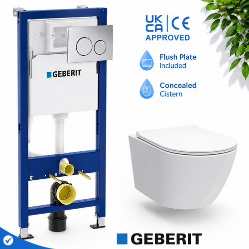 Geberit duofix 1120mm frame - 1120mm, wc