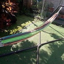 Habitat Standalone Heavy Duty metal Frame with Hammock, garden, summer 