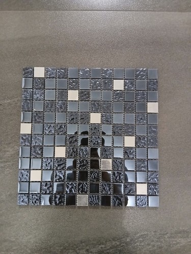 Black and chrome - black, mosaic