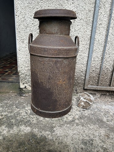 Vintage rustic milk churn - vintage,