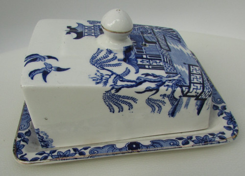 Antique burleigh ware - antique, willow